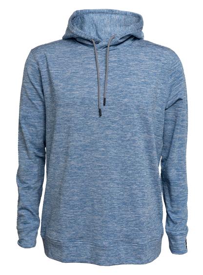 Front view of the Heather hoodie, featuring a soft, cozy design with a minimalist style, perfect for casual wear and layering. Ideal for everyday comfort and effortless style.